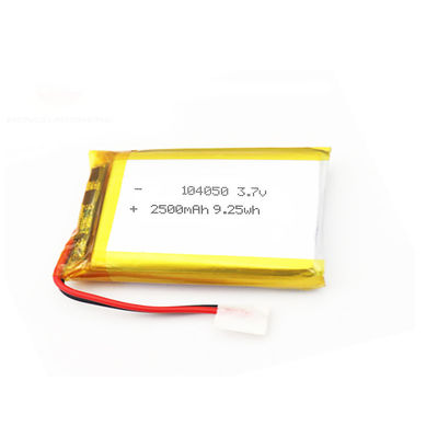JZFY 2400mah Lipo Polymer Battery ของเล่นสมาร์ทไฟ LED 104050 2500mah