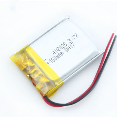 IEC62133 แบตเตอรี่ลิเธียมโพลิเมอร์ขนาดเล็ก Bateria De Litio 3.7V 180Mah