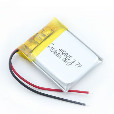 IEC62133 แบตเตอรี่ลิเธียมโพลิเมอร์ขนาดเล็ก Bateria De Litio 3.7V 180Mah