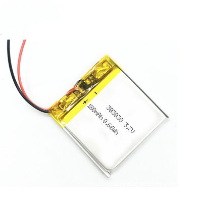 ROHS 180mah 303030 3.7 V Li Polymer Battery การปลดปล่อยตัวเองต่ำด้วย PCM