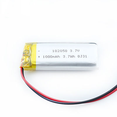 300 ครั้ง 102050 1000mah Lipo Polymer Battery 0.5C Charge