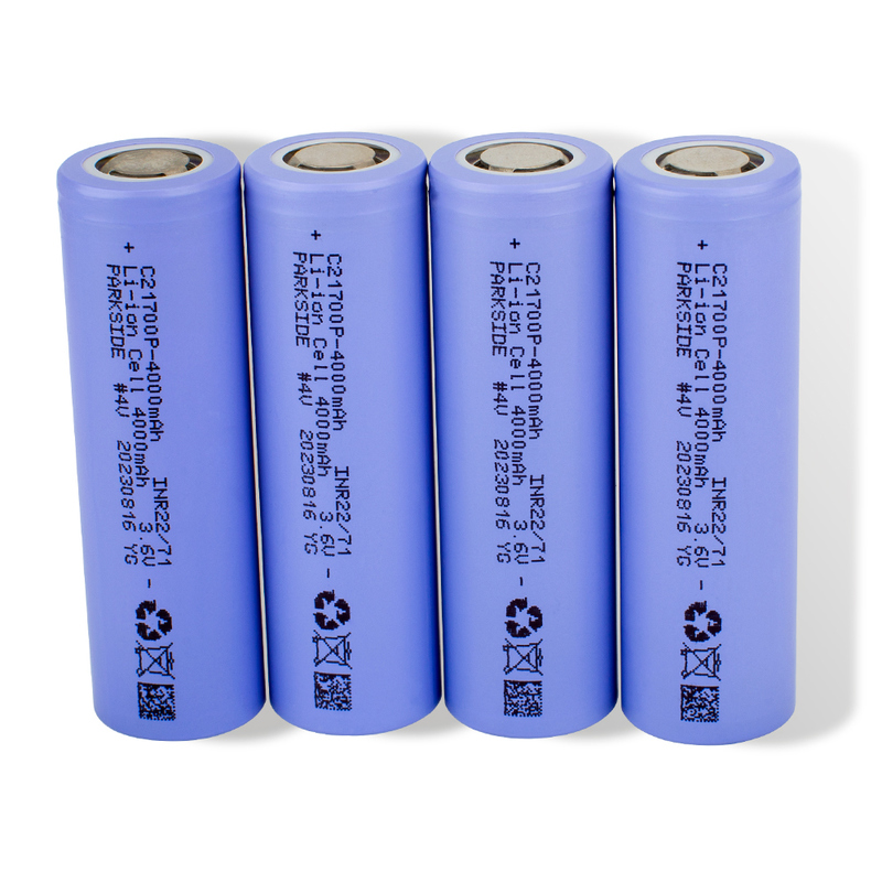 แบตเตอรี่ลิเธียม 21700, 3.7V, ความจุ 5000mAh, รูปทรงกลม, ไฟฉาย, ประแจไฟฟ้าแบบมือถือ, เครื่องเจียรไฟฟ้า, แบตเตอรี่สำหรับเครื่องมือไฟฟ้า